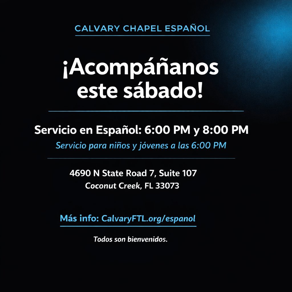 Te Esperamo El Sabado